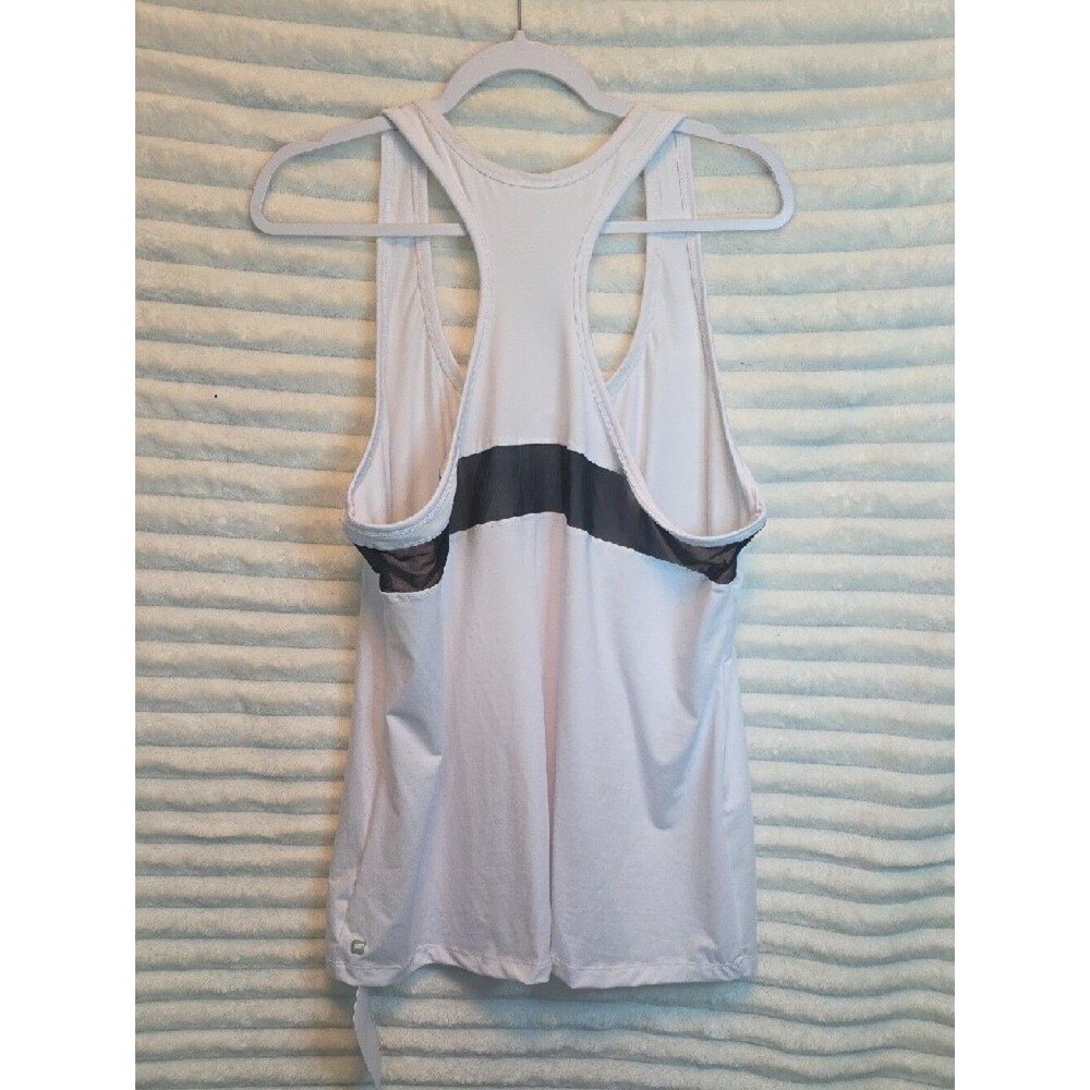 0197 Fabletics White Racerback Tank,‎ 2X - Picture 4 of 5